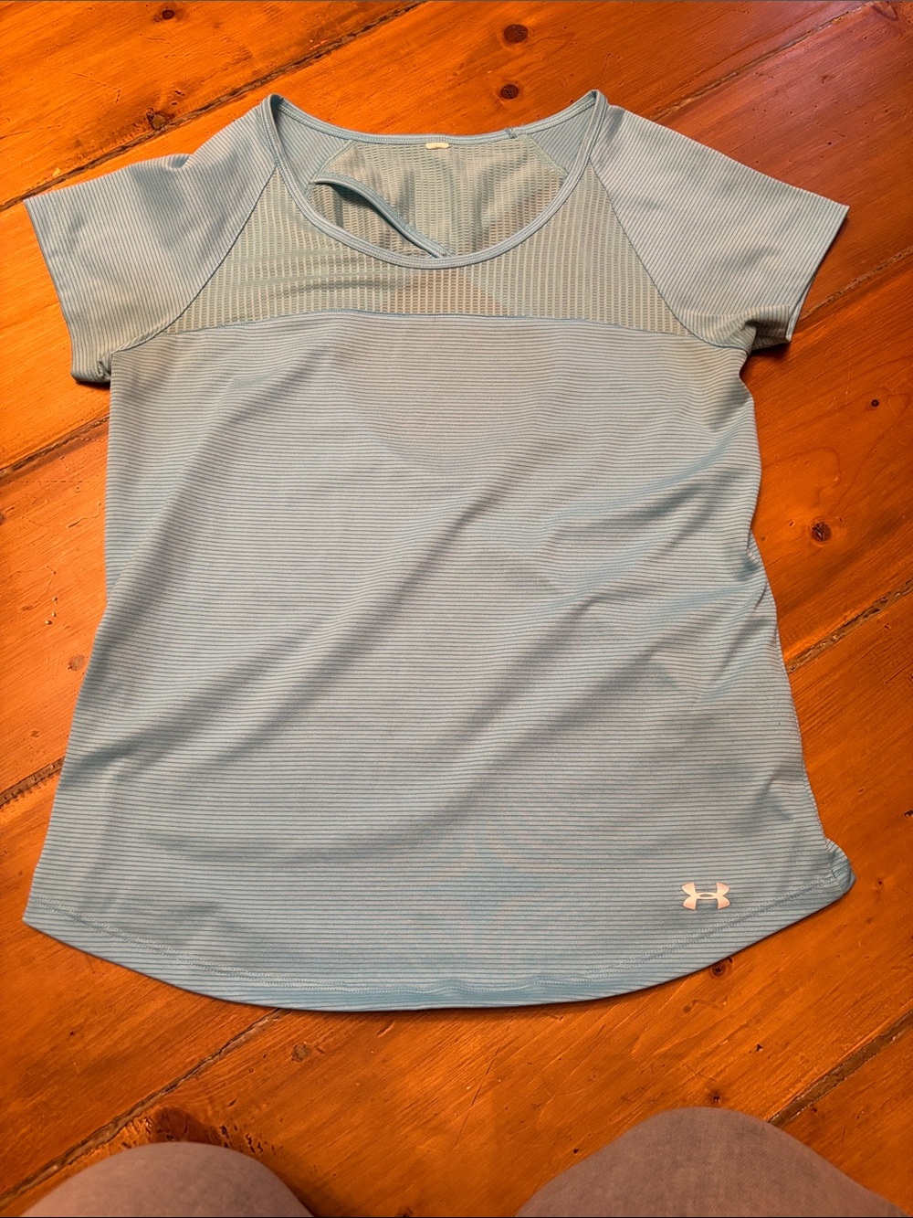 Under Armour Women's Light Blue Short-Sleeve Performance Tee